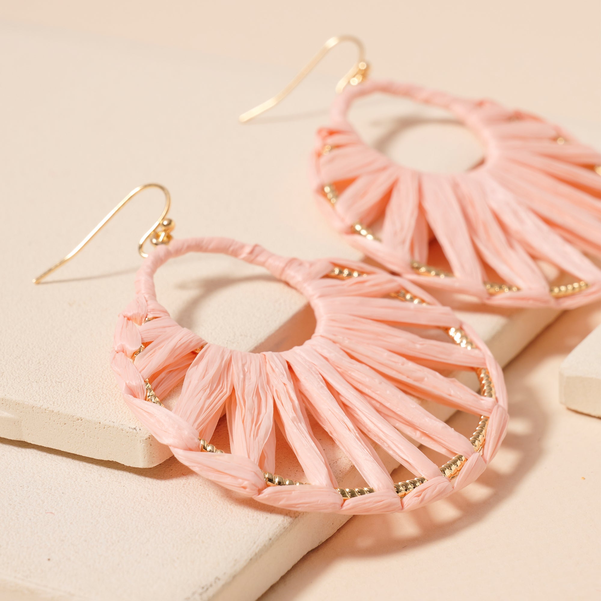 Raffia Dangle Earrings