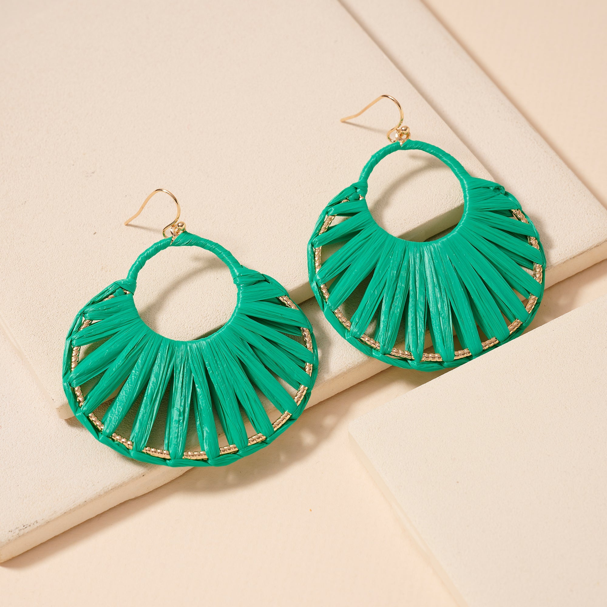 Raffia Dangle Earrings