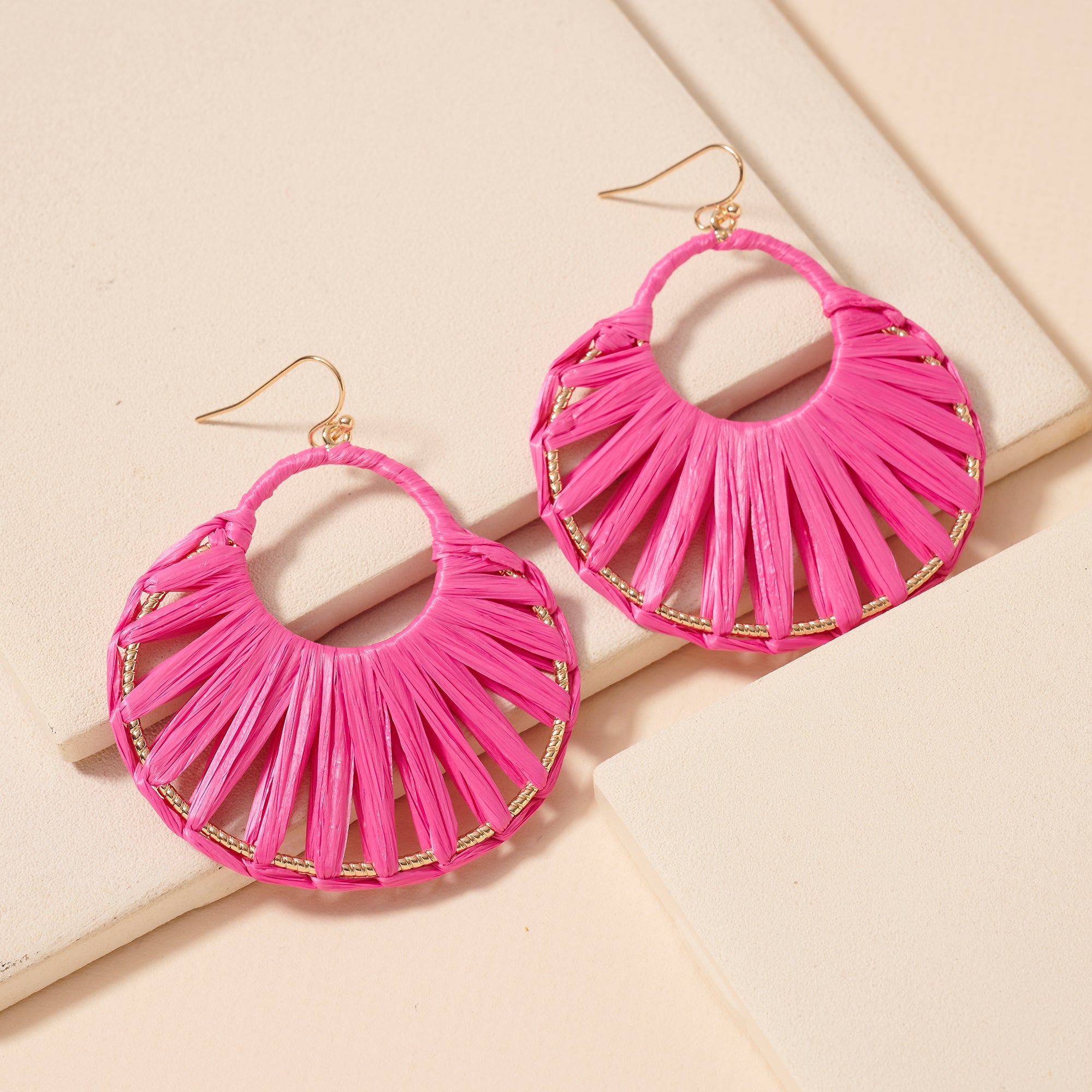 Raffia Dangle Earrings