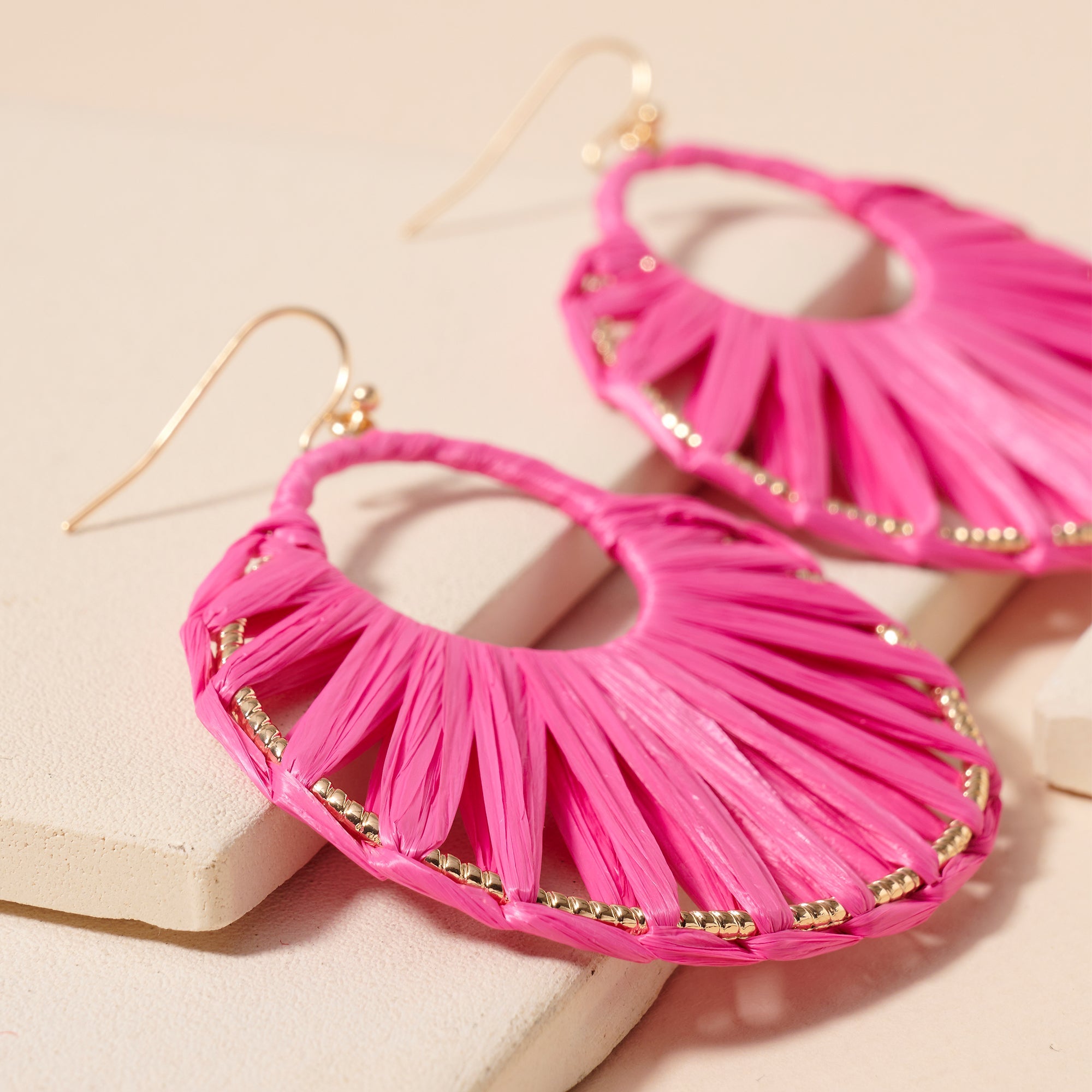 Raffia Dangle Earrings