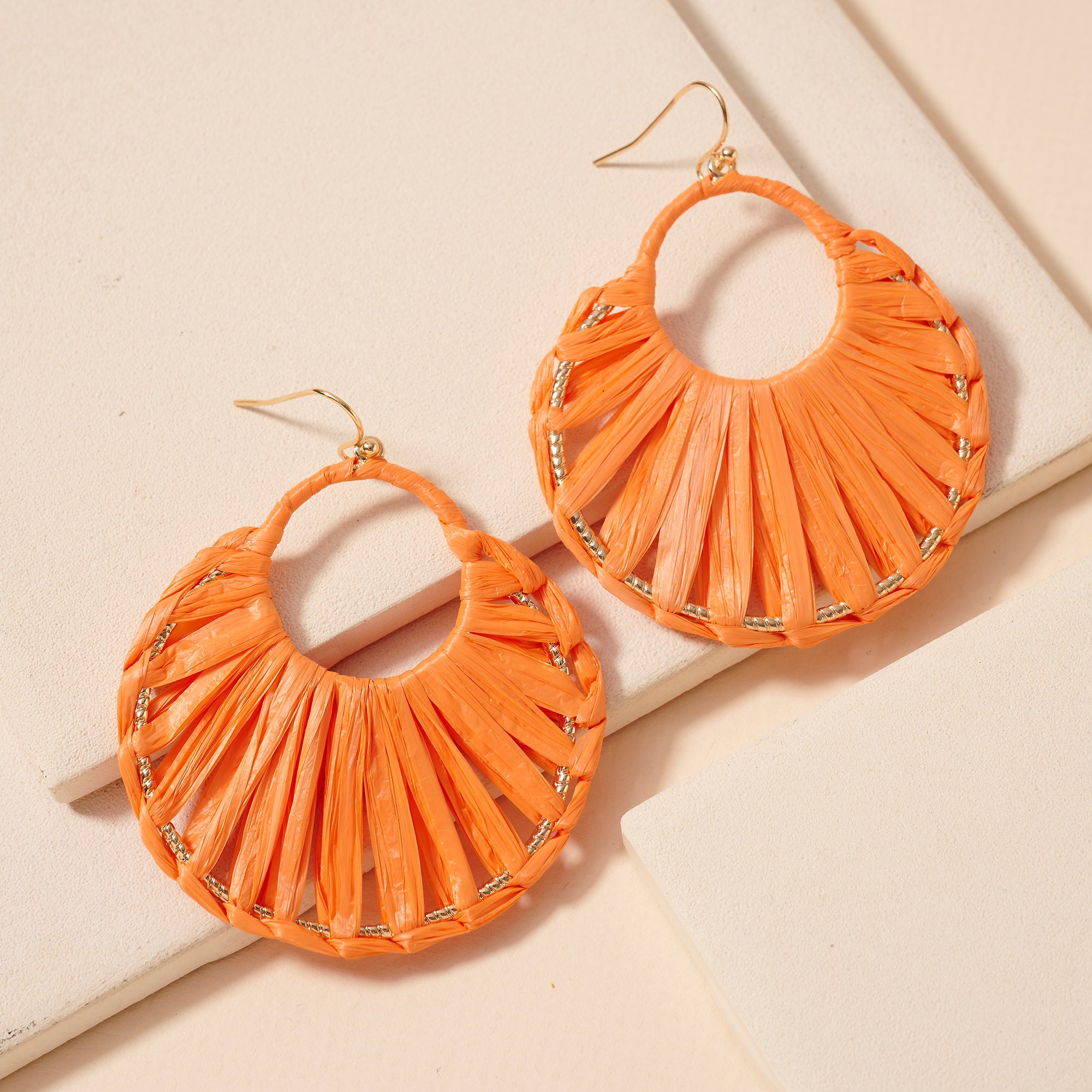 Raffia Dangle Earrings