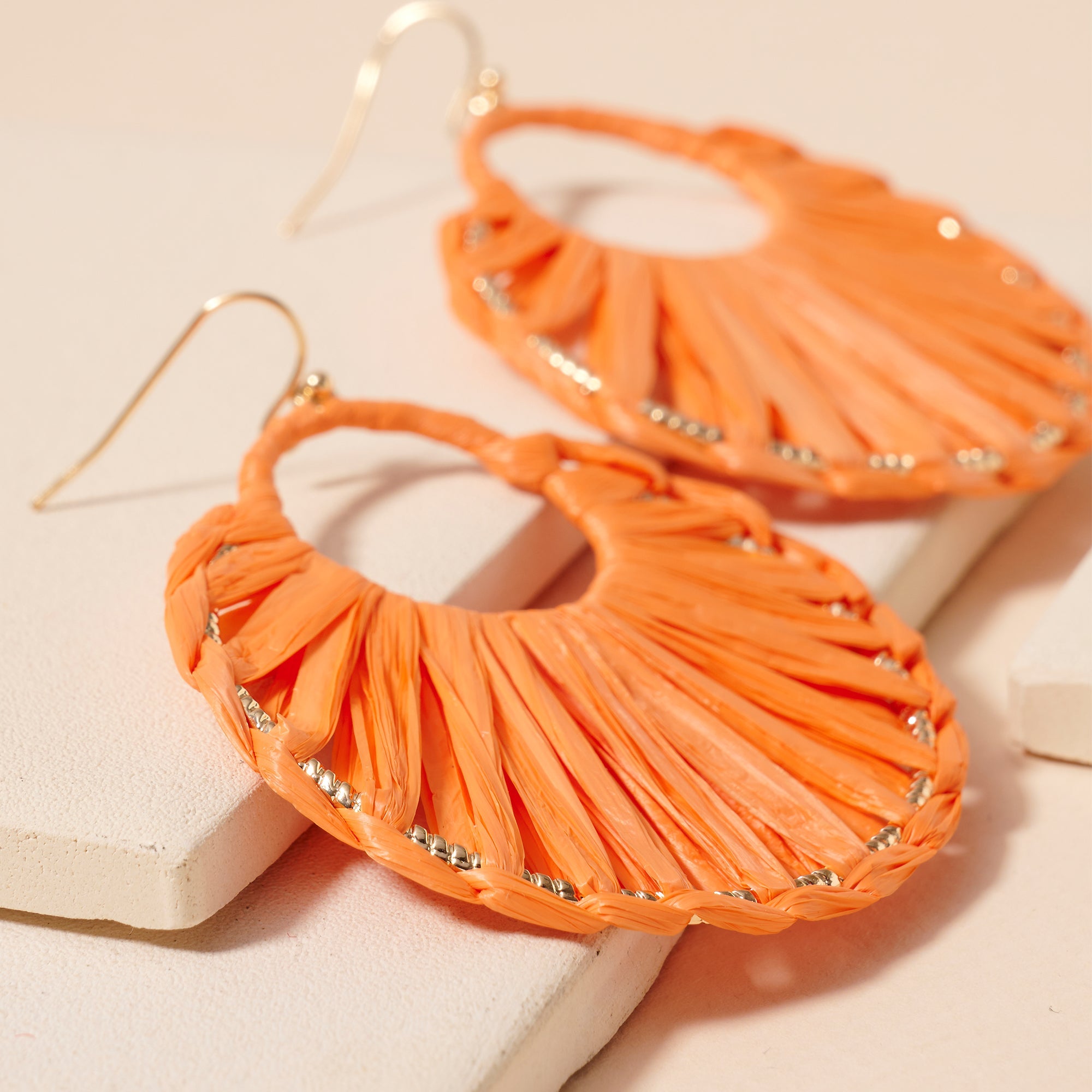 Raffia Dangle Earrings