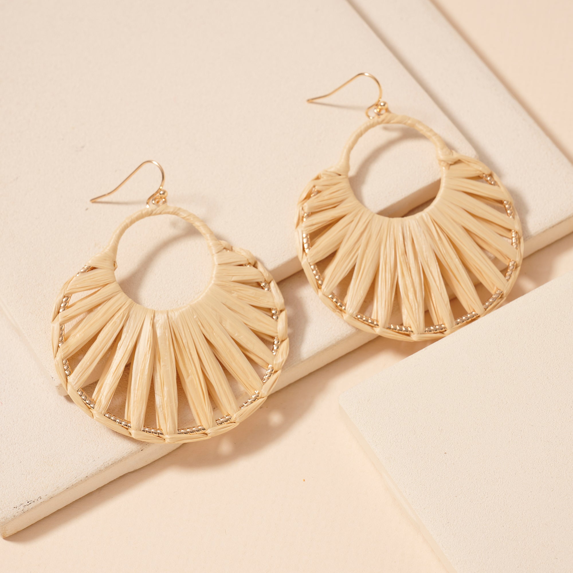 Raffia Dangle Earrings