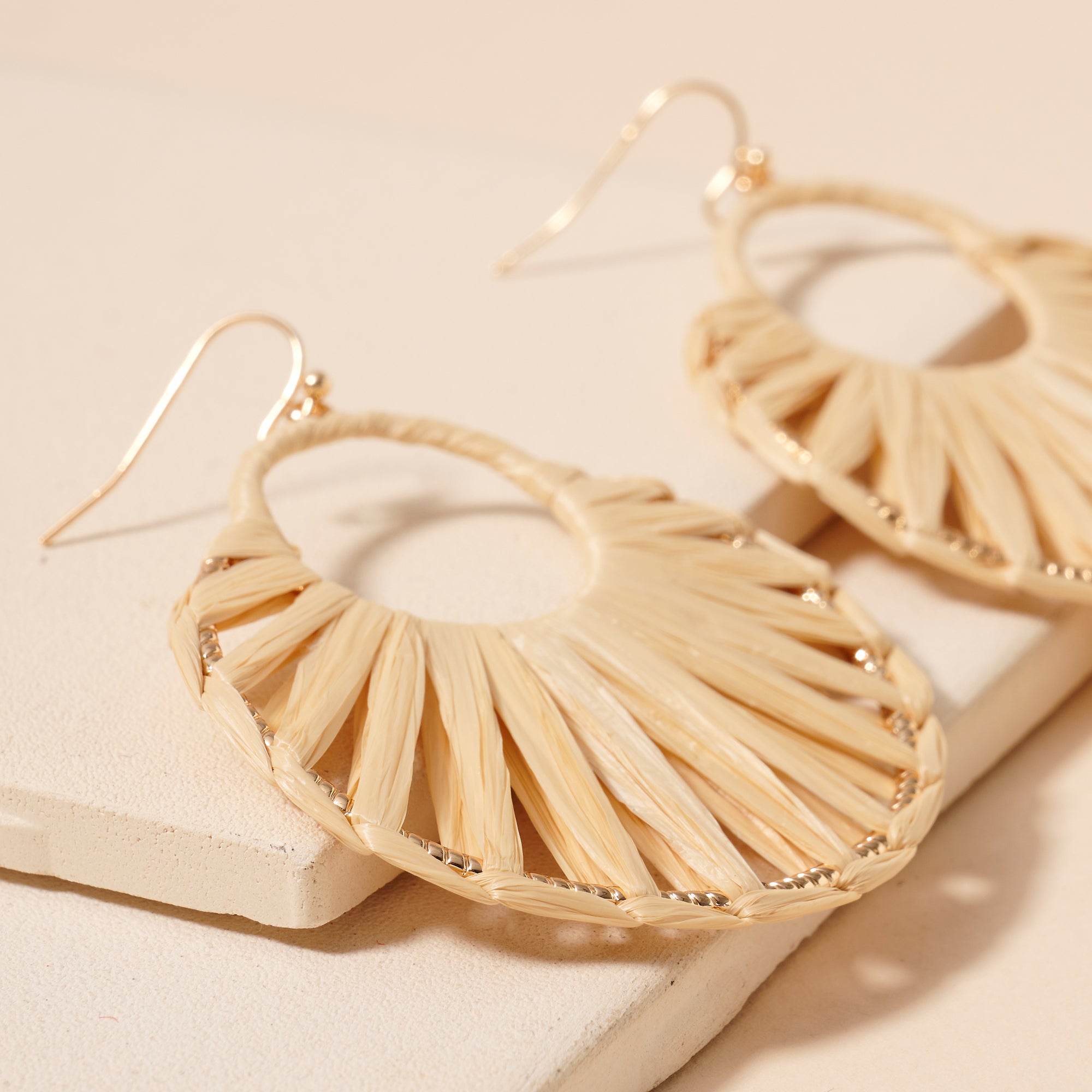 Raffia Dangle Earrings