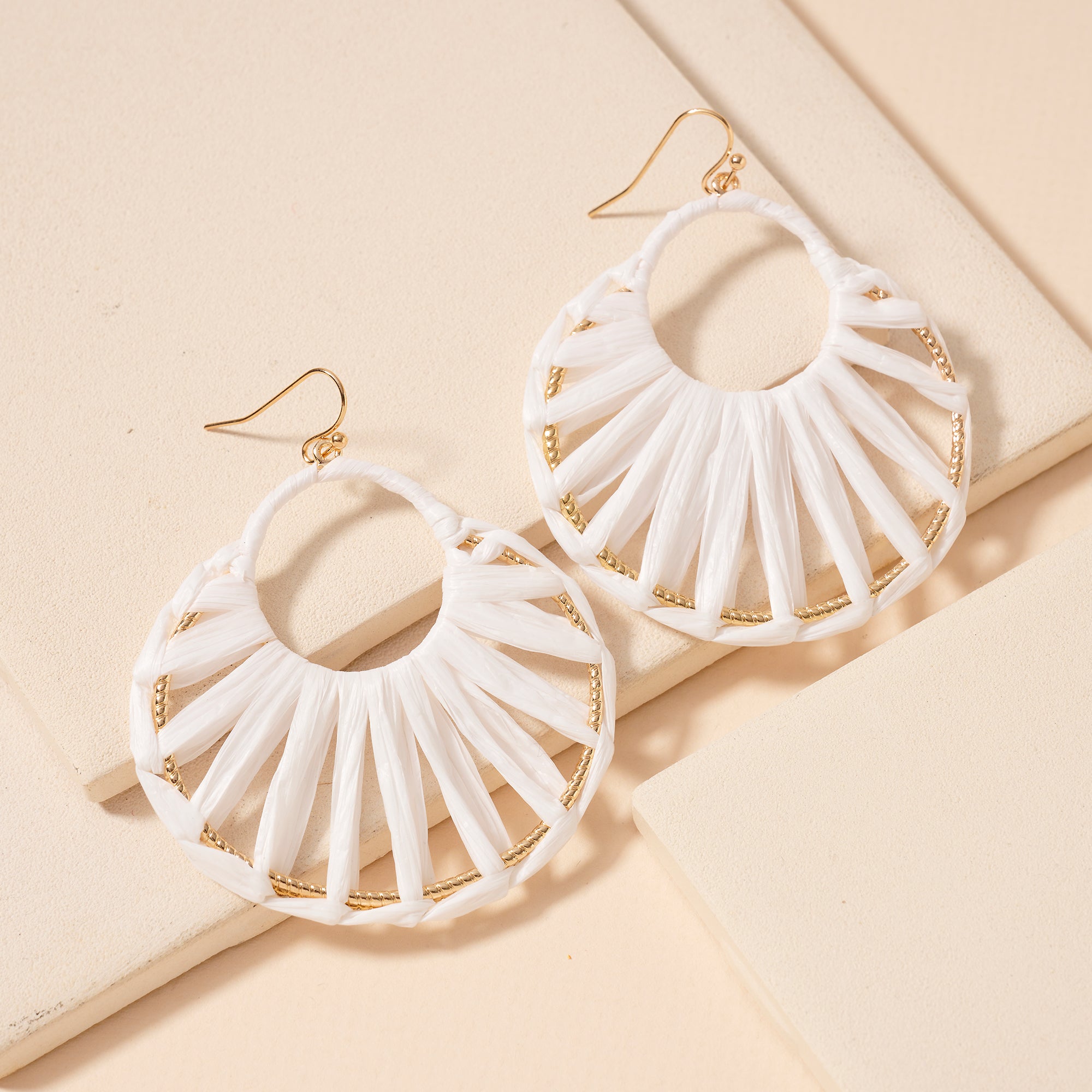 Raffia Dangle Earrings