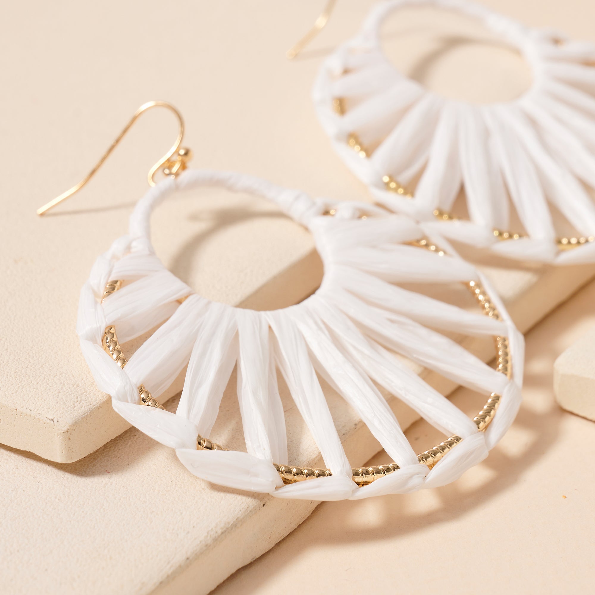 Raffia Dangle Earrings