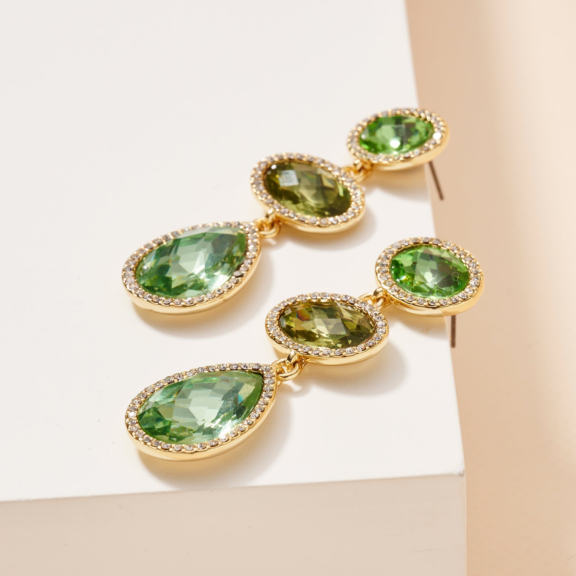 Gemstone Dangle Earrings