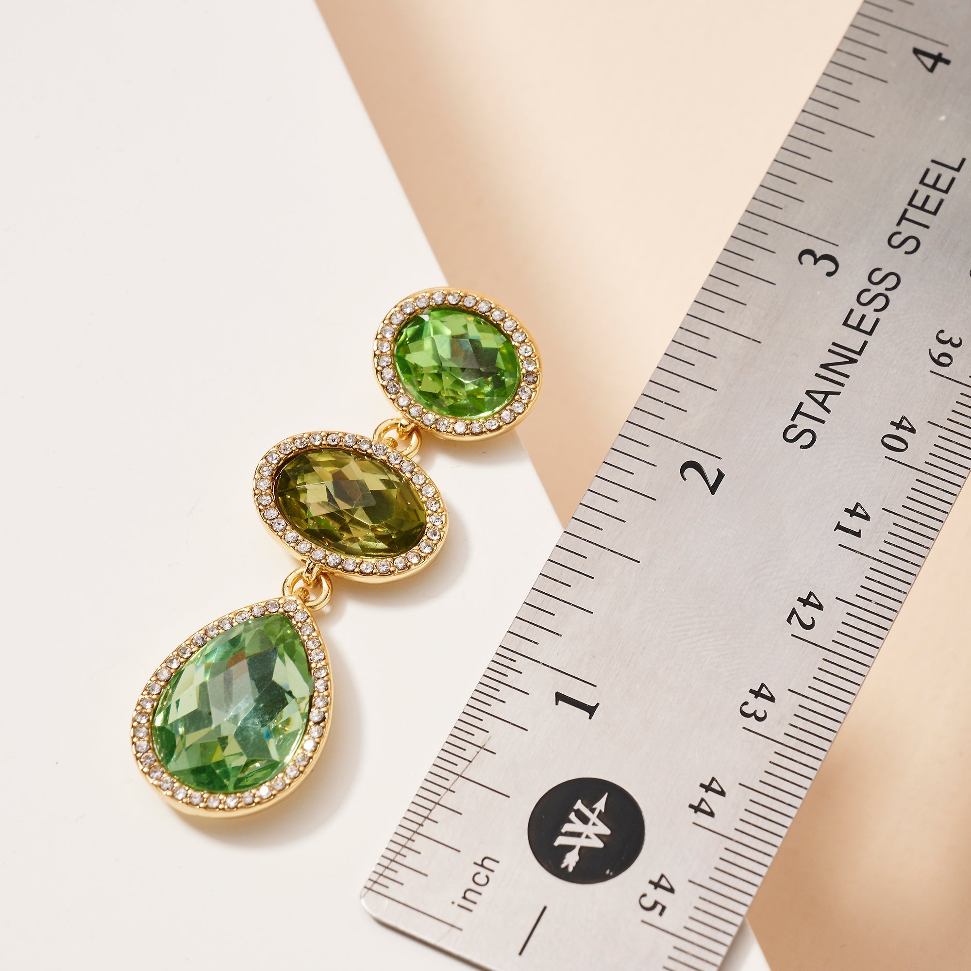 Gemstone Dangle Earrings