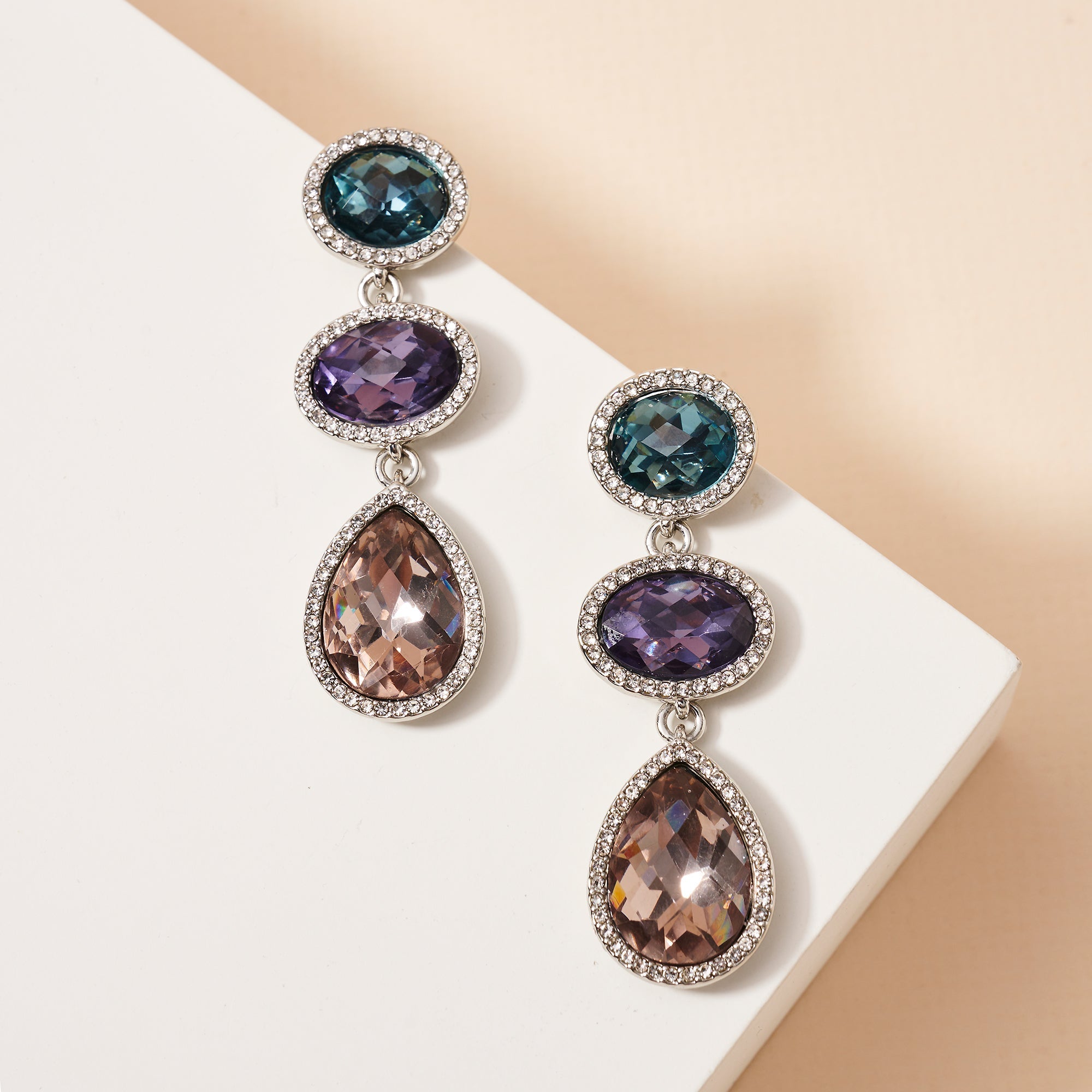 Gemstone Dangle Earrings