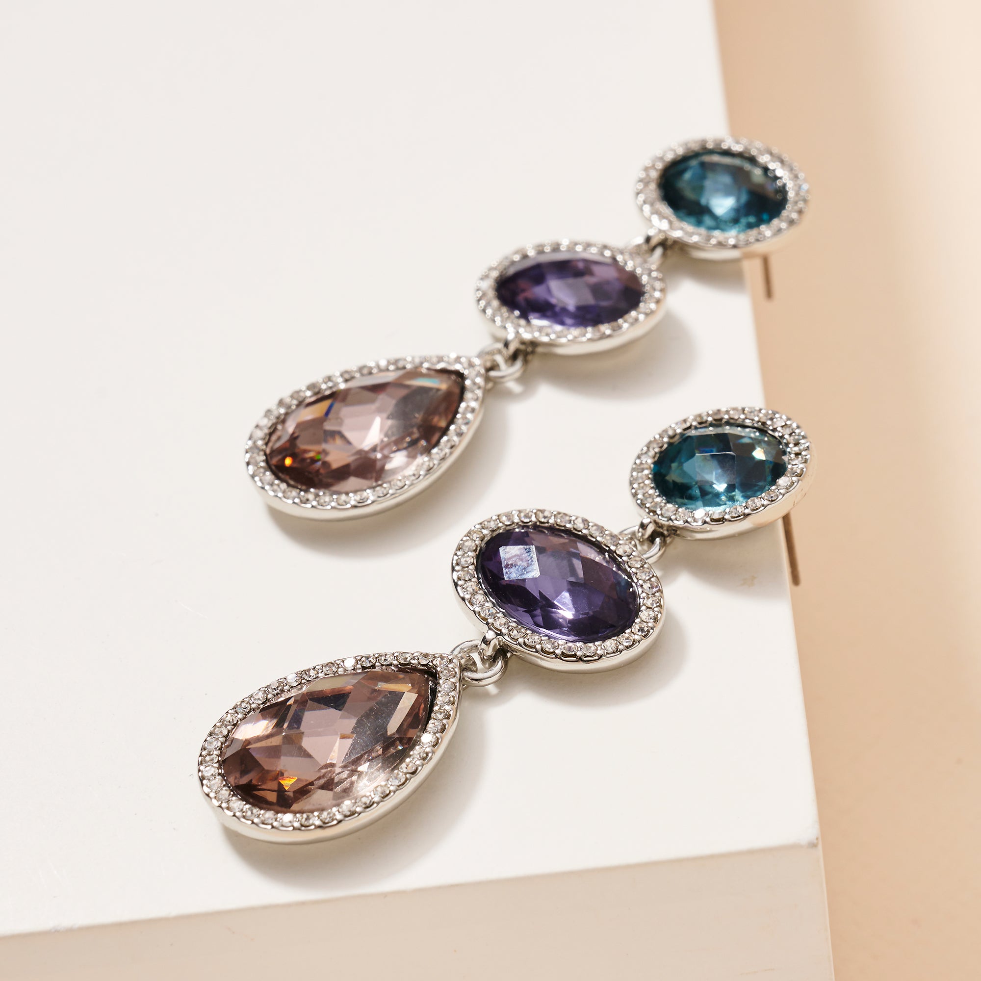 Gemstone Dangle Earrings