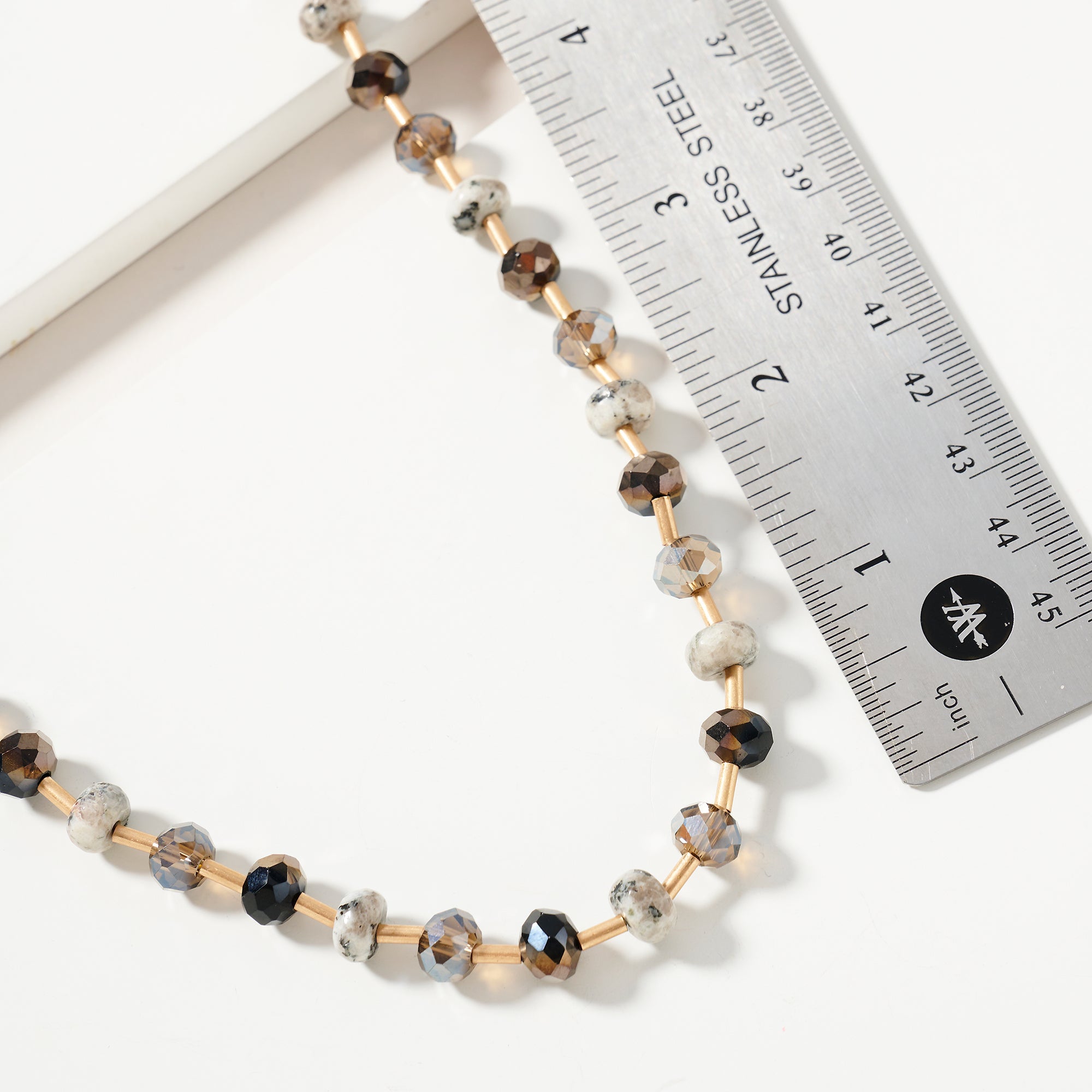 Glass Bead Chain Necklace