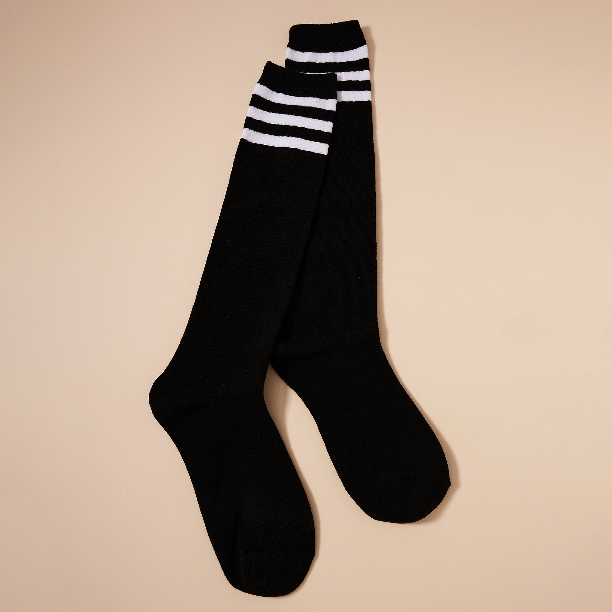 Striped Knee Length Socks
