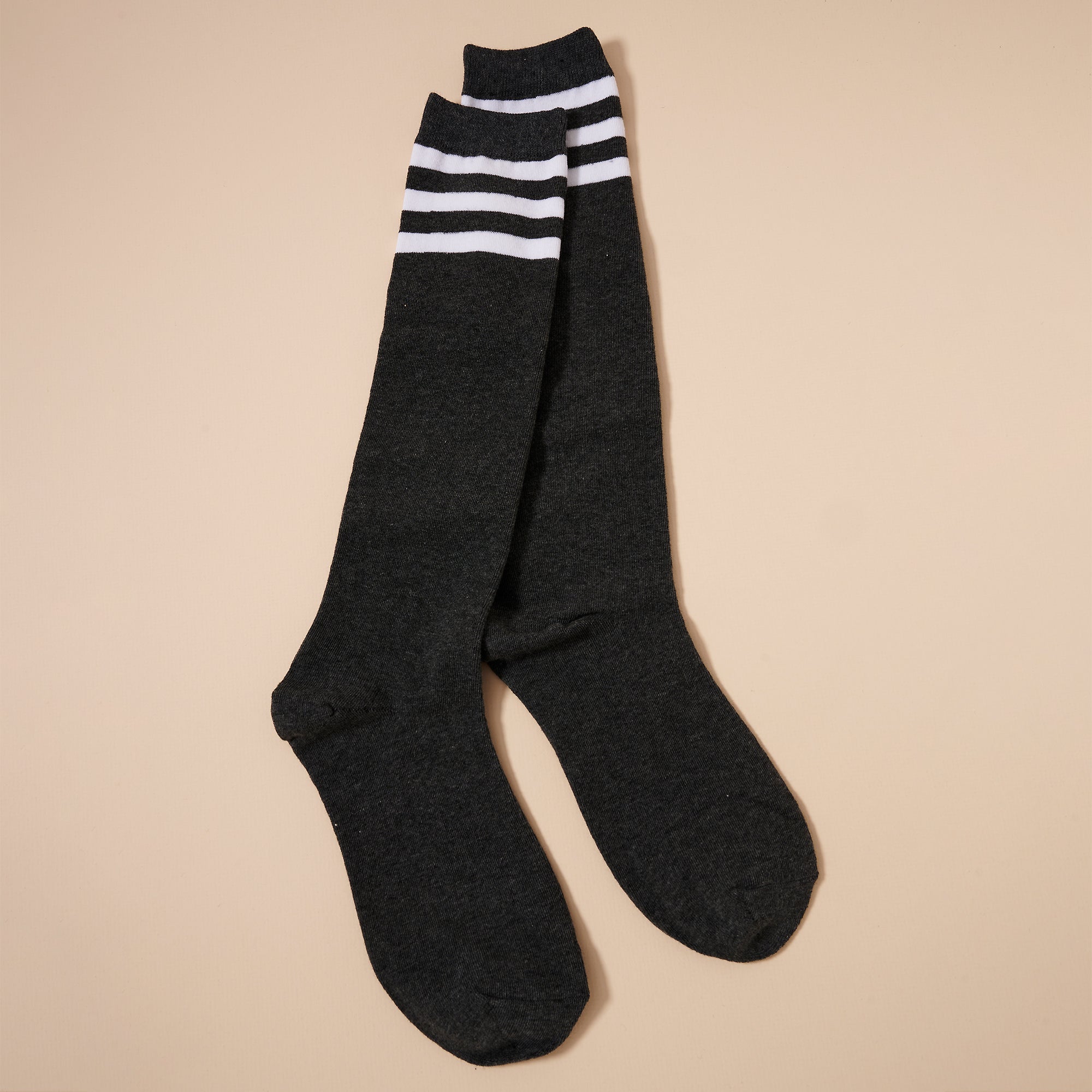 Striped Knee Length Socks